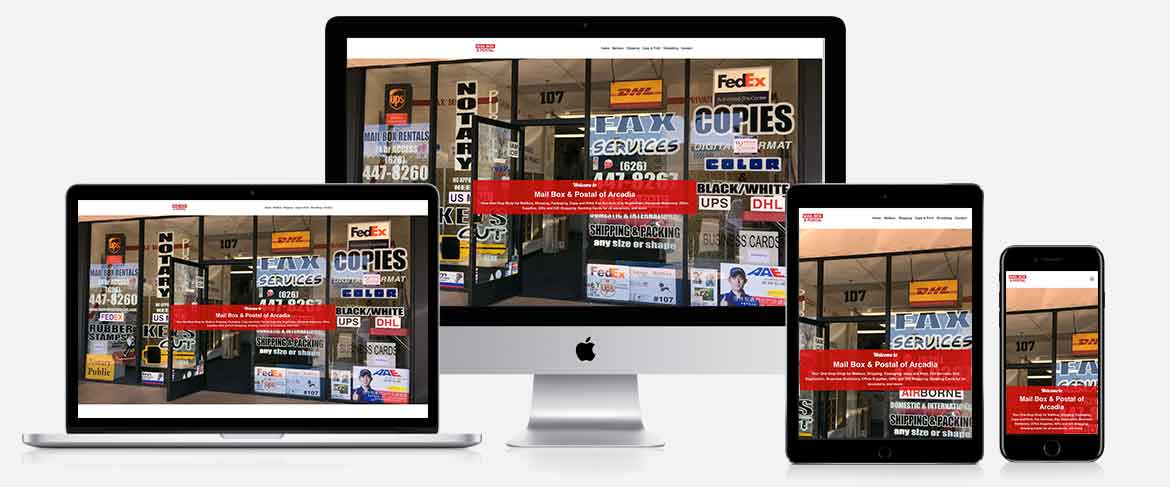 Mailbox and Postal website design by EzTen